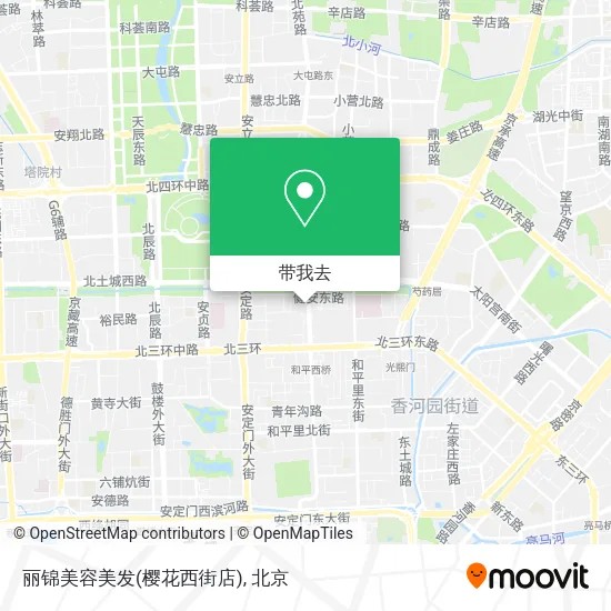 丽锦美容美发(樱花西街店)地图