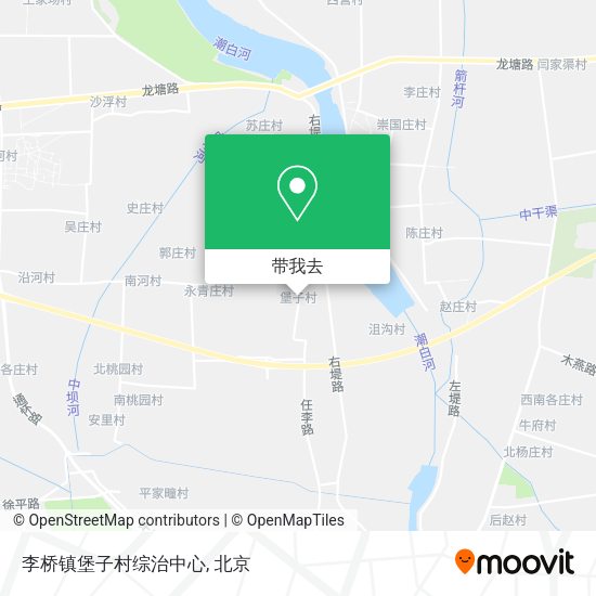 李桥镇堡子村综治中心地图