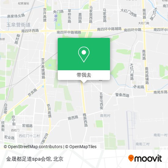 金晟都足道spa会馆地图