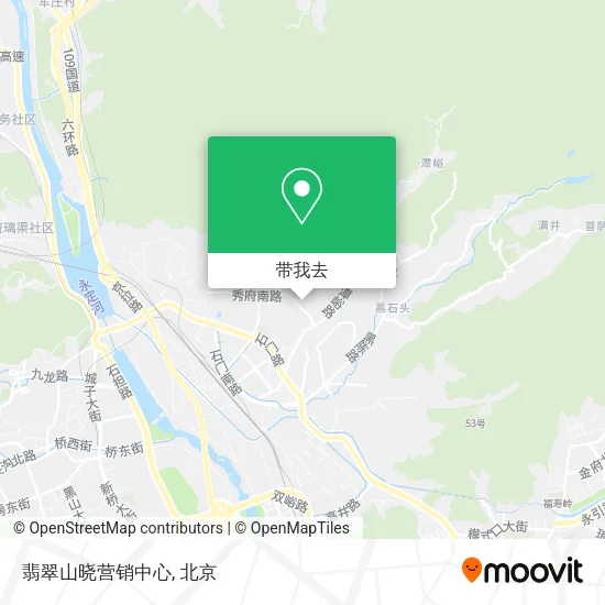 翡翠山晓营销中心地图