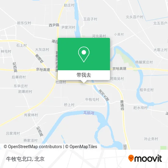 牛牧屯北口地图
