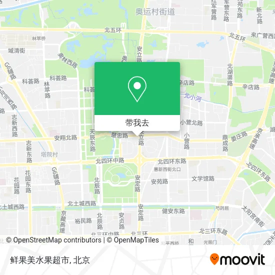 鲜果美水果超市地图