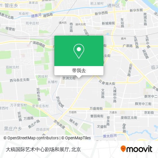大稿国际艺术中心剧场和展厅地图
