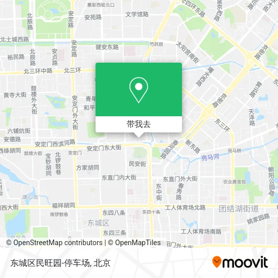 东城区民旺园-停车场地图