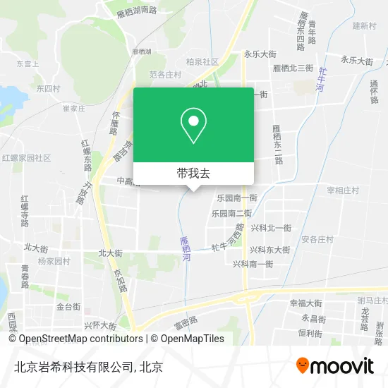 北京岩希科技有限公司地图