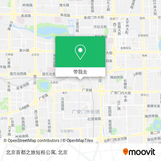 北京首都之旅短租公寓地图