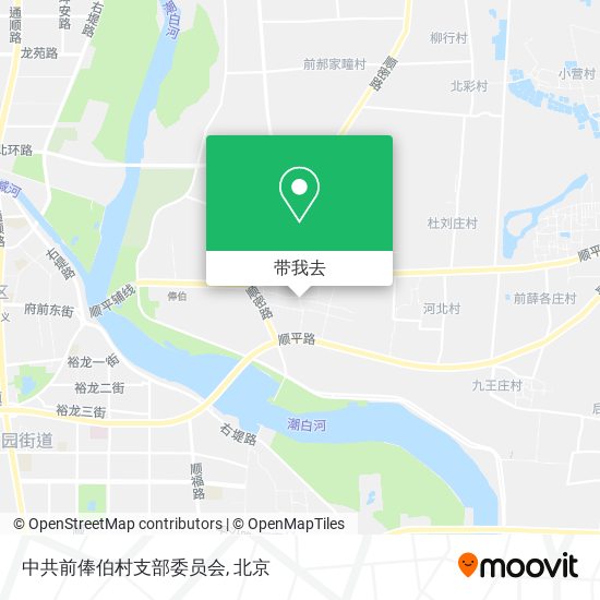 中共前俸伯村支部委员会地图