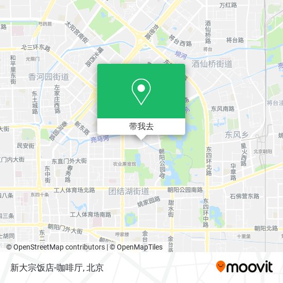 新大宗饭店-咖啡厅地图