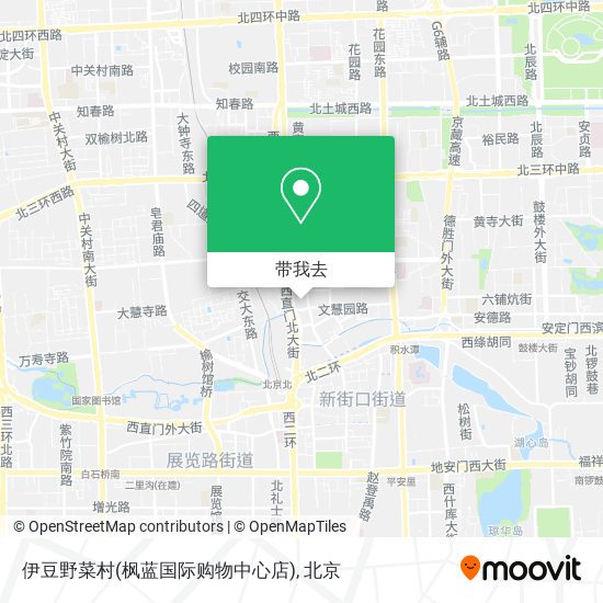 伊豆野菜村(枫蓝国际购物中心店)地图