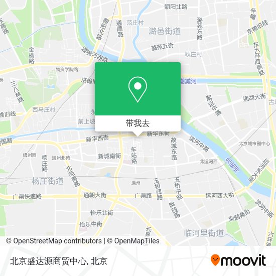 北京盛达源商贸中心地图