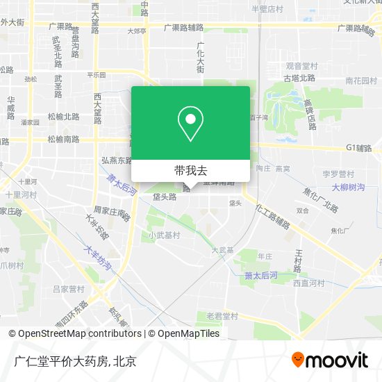 广仁堂平价大药房地图