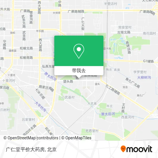 广仁堂平价大药房地图