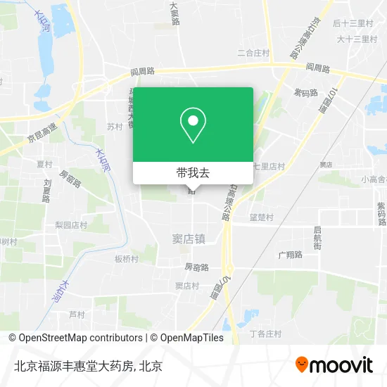 北京福源丰惠堂大药房地图
