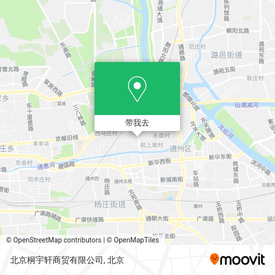 北京桐宇轩商贸有限公司地图
