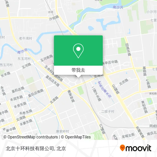 北京十环科技有限公司地图