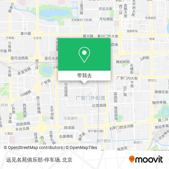 远见名苑俱乐部-停车场地图