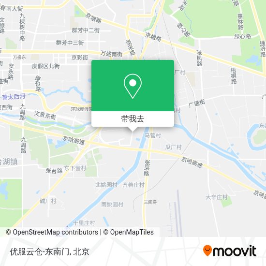 优服云仓-东南门地图