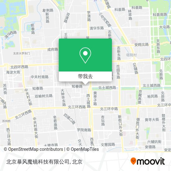 北京暴风魔镜科技有限公司地图