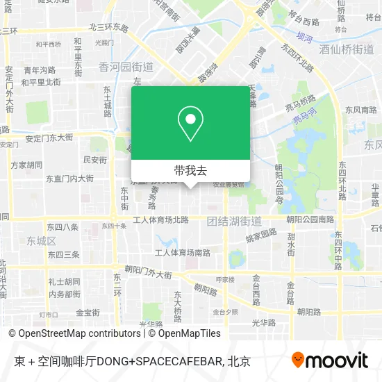 東＋空间咖啡厅DONG+SPACECAFEBAR地图