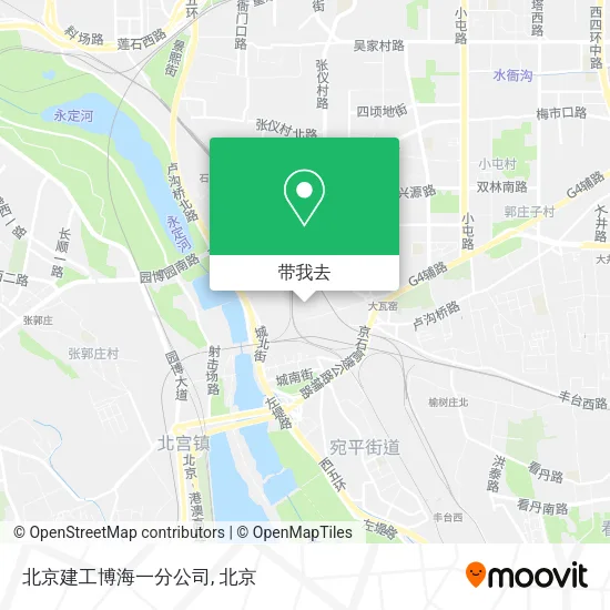 北京建工博海一分公司地图