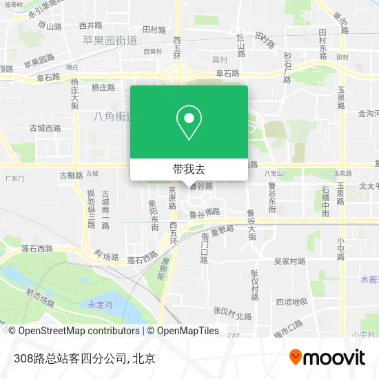 308路总站客四分公司地图