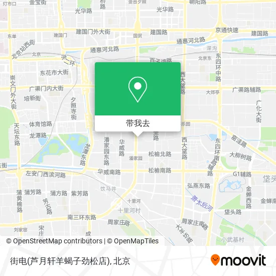 街电(芦月轩羊蝎子劲松店)地图