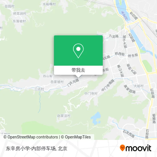 东辛房小学-内部停车场地图