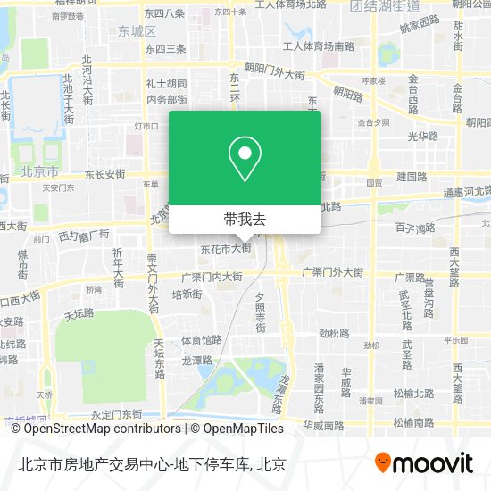 北京市房地产交易中心-地下停车库地图