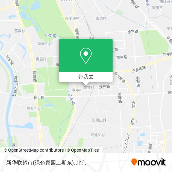 新华联超市(绿色家园二期东)地图