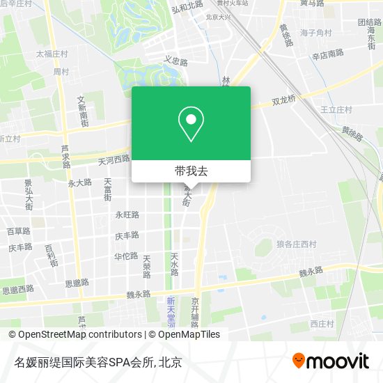 名媛丽缇国际美容SPA会所地图