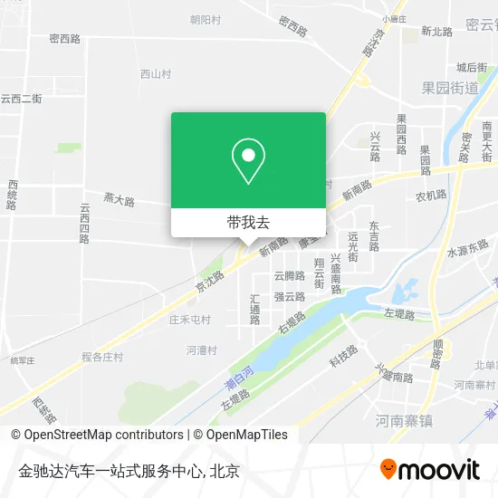 金驰达汽车一站式服务中心地图