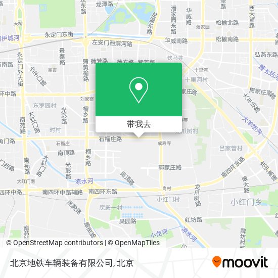 北京地铁车辆装备有限公司地图