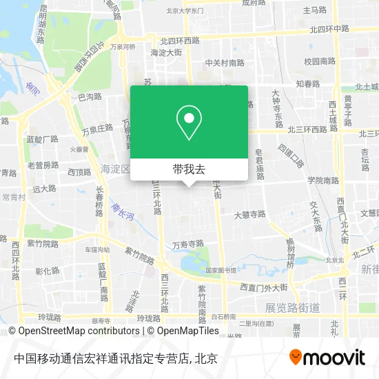中国移动通信宏祥通讯指定专营店地图
