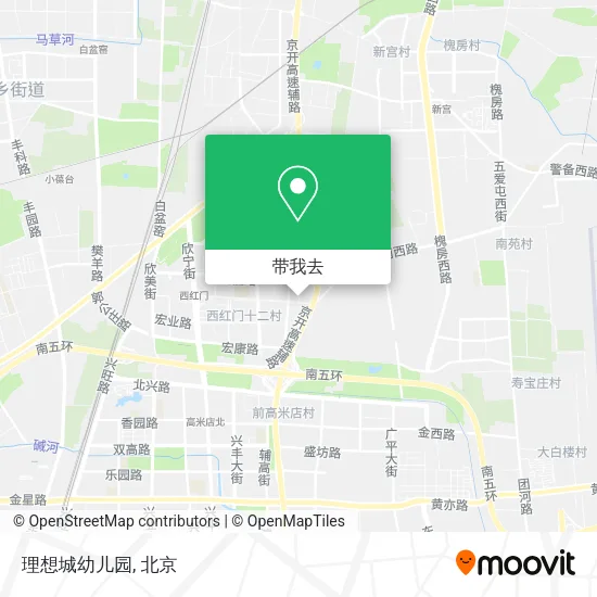 理想城幼儿园地图