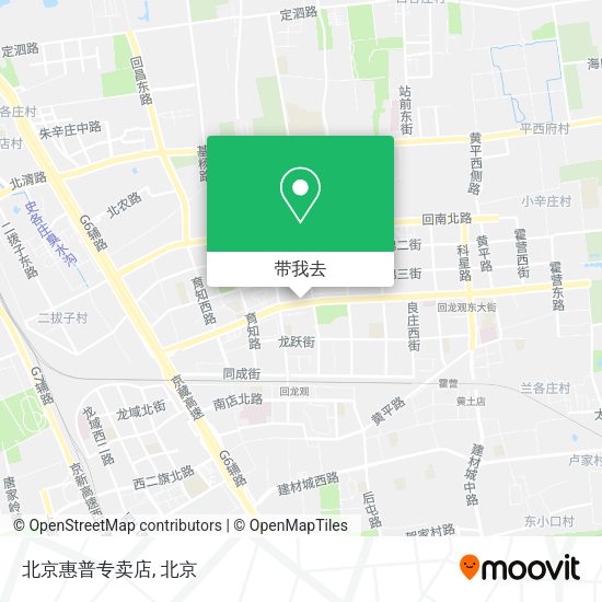 北京惠普专卖店地图