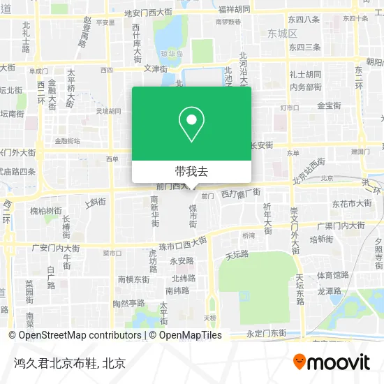 鸿久君北京布鞋地图