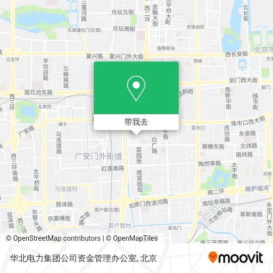 华北电力集团公司资金管理办公室地图