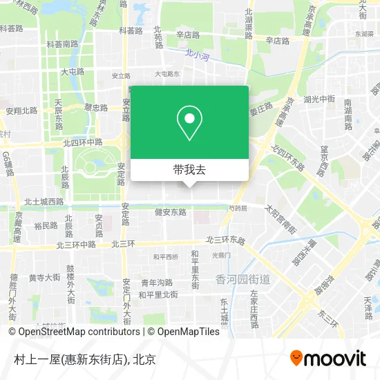 村上一屋(惠新东街店)地图