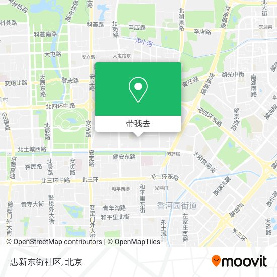 惠新东街社区地图