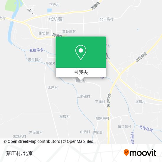 蔡庄村地图