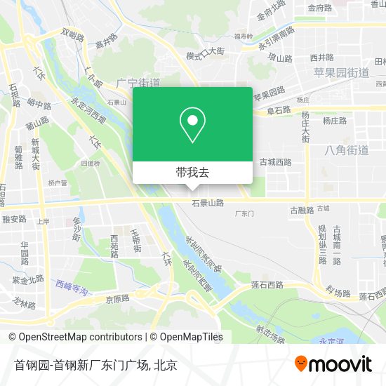 首钢园-首钢新厂东门广场地图