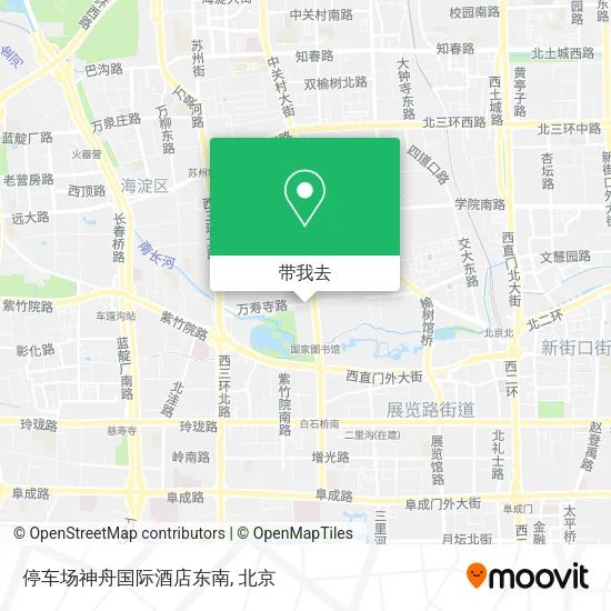 停车场神舟国际酒店东南地图