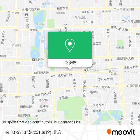 来电(汉江畔韩式汗蒸馆)地图