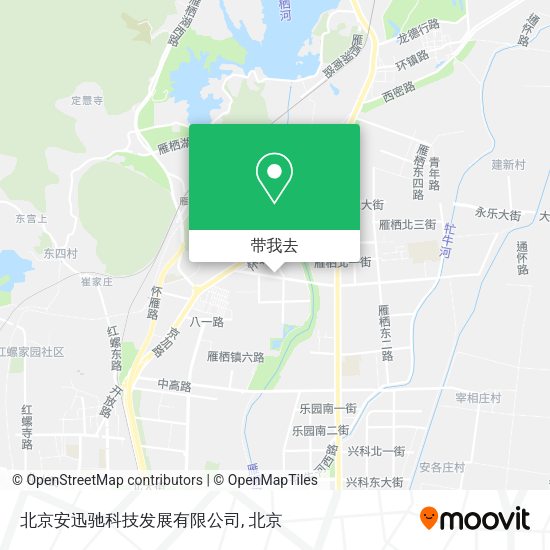 北京安迅驰科技发展有限公司地图