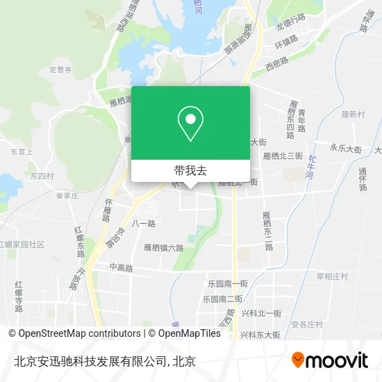 北京安迅驰科技发展有限公司地图