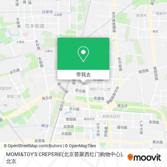 MOMI&TOY'S CREPERIE(北京荟聚西红门购物中心)地图