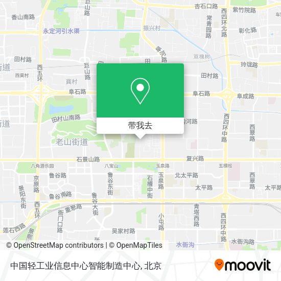 中国轻工业信息中心智能制造中心地图