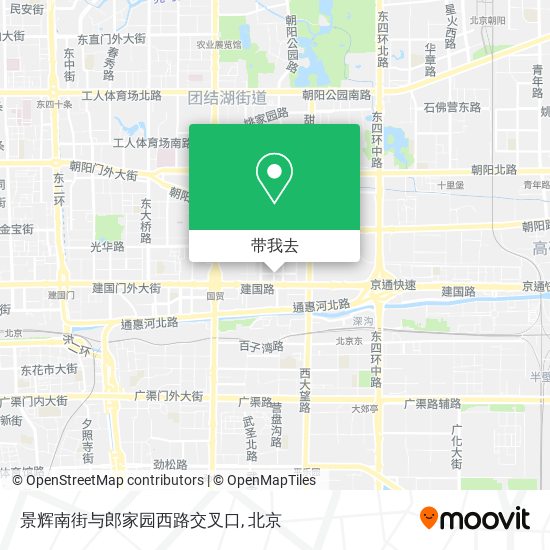 景辉南街与郎家园西路交叉口地图