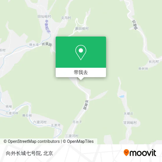 向外长城七号院地图