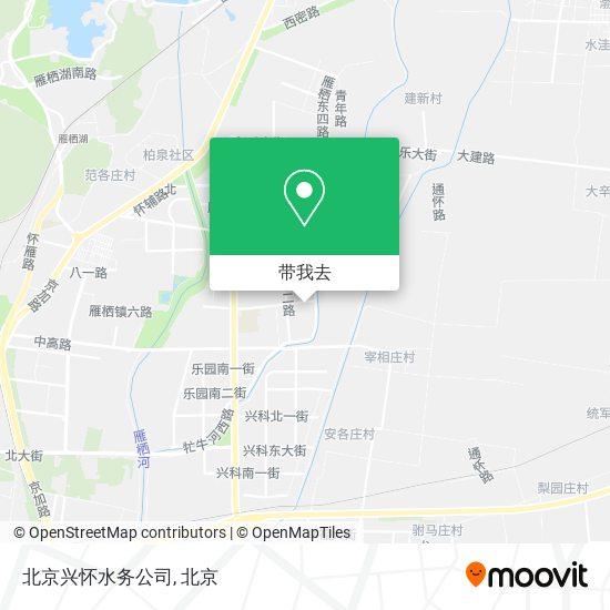 北京兴怀水务公司地图